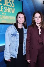 CLAIRE FOY at Jess Cagle Show with Julia Cunningham at SiriusXM Studios in Los Angeles 01/09/2024