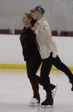 CLAIRE SWEENEY Training for Upcoming Series of Dancing On Ice in London 01/02/2023