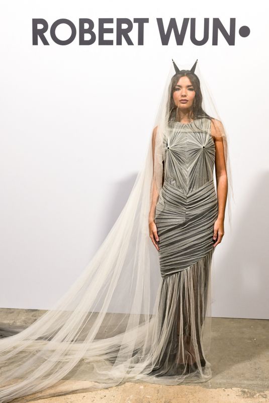 CLARA KONG VILA at Robert Wun Haute Couture Spring/Summer 2024 Show at Paris Fashion Week 01/25/2024