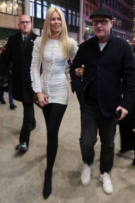CLAUDIA SCHIFFER Arrives at Argylle Screening in New York 01/29/2024