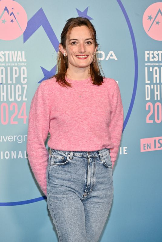 CLEMENCE DARGENT at Nous Les Leroy Screening at 27th Alpe d Huez Film Festival 01/16/2024