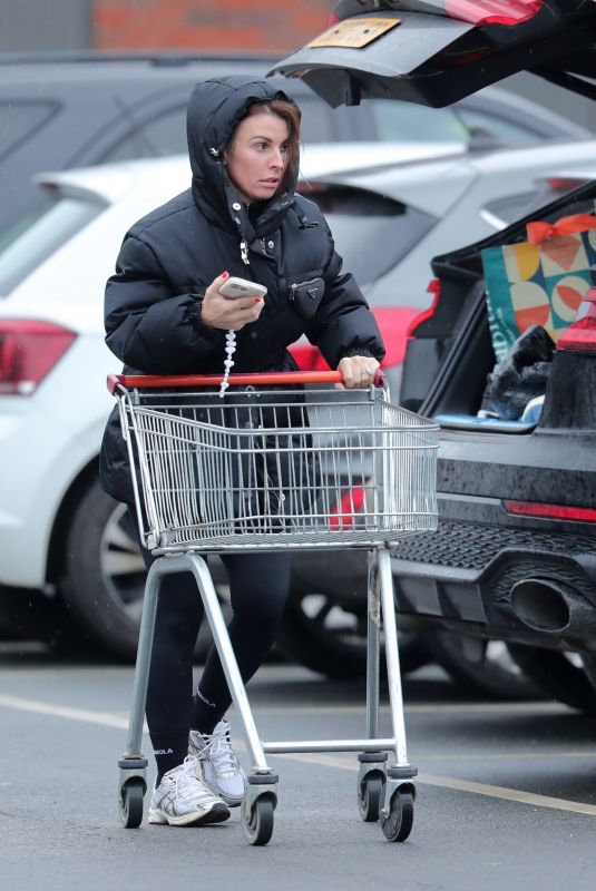 COLEEN ROONEY Out Shopping in Wilmslow 01/20/2024