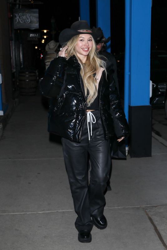 CORINNE OLYMPIOS Leaves Kemo Sabe in Aspen 01/01/2024