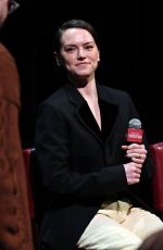 DAISY RIDLEY at SAG-AFTRA Foundation Conversations for Sometimes I Think About Dying in New York 01/26/2024