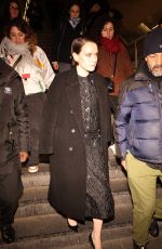 DAISY RIDLEY Heading to Sometimes I Think About Dying Premiere in Paris 01/08/2024
