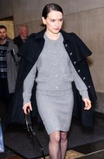 DAISY RIDLEY Out and About in New York 01/25/2024