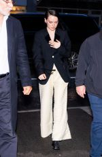 DAISY RIDLEY Out in Manhattan in New York 01/26/2024