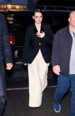 DAISY RIDLEY Out in Manhattan in New York 01/26/2024
