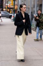 DAISY RIDLEY Out in New York 01/26/2024