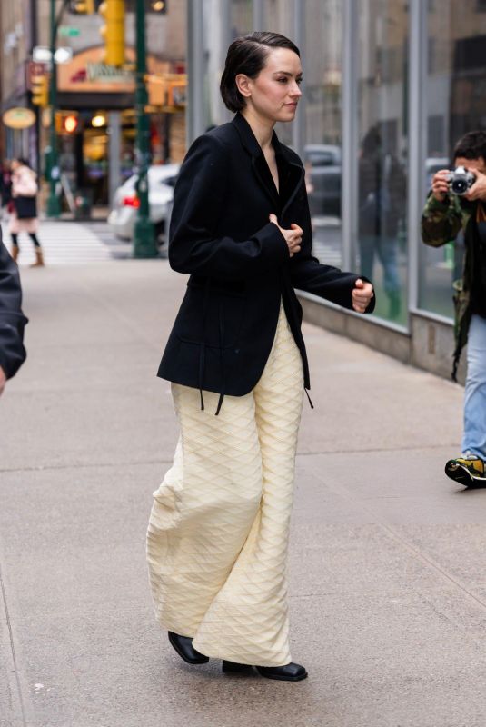 DAISY RIDLEY Out in New York 01/26/2024