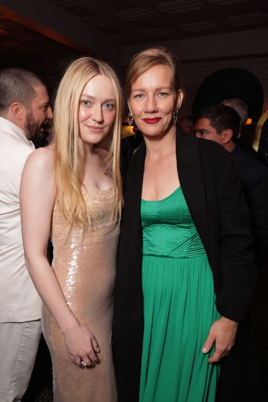 DAKOTA FANNING at Uta’s Golden Globes Afterparty in Beverly Hills 01/07/2024