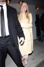 DAKOTA FANNING Leaves HBO Golden Globes Afterparty in Los Angeles 01/07/2024