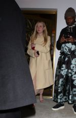 DAKOTA FANNING Leaves HBO Golden Globes Afterparty in Los Angeles 01/07/2024