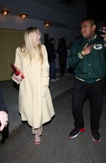 DAKOTA FANNING Leaves HBO Golden Globes Afterparty in Los Angeles 01/07/2024