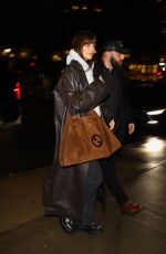 DAKOTA JOHNSON Arrives at Her Hotel After SNL Rehearsals in New York 01/25/2024