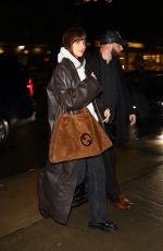 DAKOTA JOHNSON Arrives at Her Hotel After SNL Rehearsals in New York 01/25/2024
