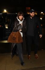 DAKOTA JOHNSON Arrives at Her Hotel After SNL Rehearsals in New York 01/25/2024