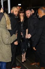 DAKOTA JOHNSON Arrives at SNL Afterparty at Zuma in New York 01/27/2024