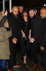 DAKOTA JOHNSON Arrives at SNL Afterparty at Zuma in New York 01/27/2024