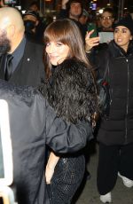 DAKOTA JOHNSON Arrives at SNL Afterparty at Zuma in New York 01/27/2024