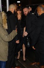 DAKOTA JOHNSON Arrives at SNL Afterparty at Zuma in New York 01/27/2024