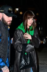 DAKOTA JOHNSON Arrives Back at Her Hotel in New York 01/22/2024