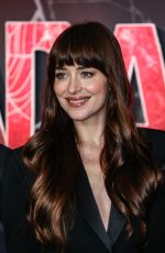 DAKOTA JOHNSON at Madame Web Photocall in London 01/31/2024