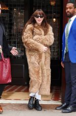 DAKOTA JOHNSON Heading to SNL Studios in New York 01/27/2024