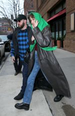 DAKOTA JOHNSON Leaves Her Hotel in New York 01/22/2024
