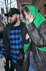 DAKOTA JOHNSON Leaves Her Hotel in New York 01/22/2024