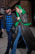 DAKOTA JOHNSON Leaves Her Hotel in New York 01/22/2024