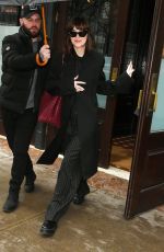 DAKOTA JOHNSON Leaves Her Hotel in New York 01/23/2024