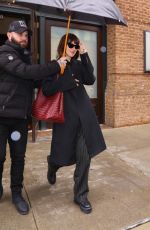 DAKOTA JOHNSON Leaves Her Hotel in New York 01/23/2024