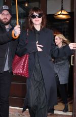 DAKOTA JOHNSON Leaves Her Hotel in New York 01/23/2024