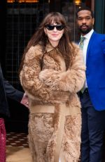 DAKOTA JOHNSON Leaves Her Hotel in New York 01/27/2024