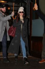 DAKOTA JOHNSON Leaves Her Tribeca Hotel in New York 01/26/2024