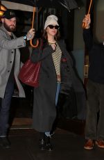 DAKOTA JOHNSON Leaves Her Tribeca Hotel in New York 01/26/2024