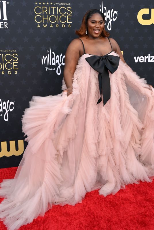 DANIELLE BROOKS at 2024 Critics Choice Awards in Santa Monica 01/14/2024