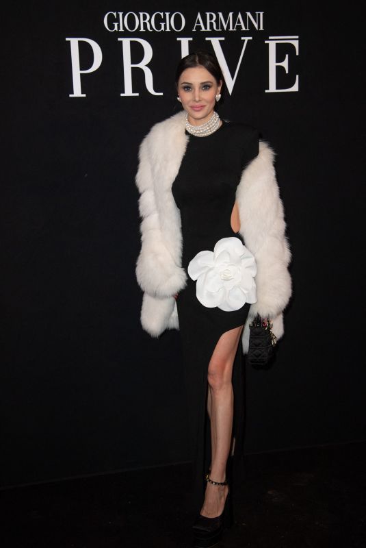 DEBORAH VALDEZ HUNG at Giorgio Armani Prive Haute Couture Spring/Summer 2024 Show at Paris Fashion Week 01/22/2024