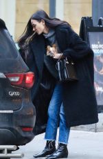 DEMI MOORE Leaves Art Store in New York 01/26/2024