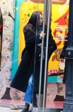 DEMI MOORE Leaves Art Store in New York 01/26/2024