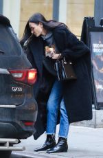 DEMI MOORE Leaves Art Store in New York 01/26/2024