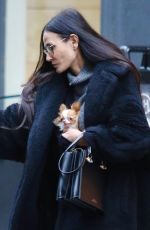 DEMI MOORE Leaves Art Store in New York 01/26/2024