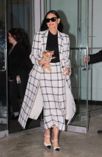 DEMI MOORE Leaves Drew Barrymore Show in New York 01/23/2024