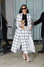 DEMI MOORE Leaves Drew Barrymore Show in New York 01/23/2024