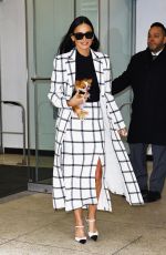 DEMI MOORE Leaves Drew Barrymore Show in New York 01/23/2024