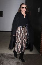 DIANE LANE Arrives at Drew Barrymore Show in New York 01/23/2024