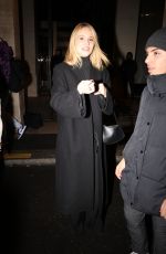 DIANNA AGRON Out for Dinner with a Friend at Costes in Paris 01/21/2024