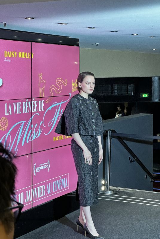 DIASY RIDLEY at Sometimes I Think About Dying Screening in Paris 01/08/2024