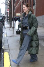 DREW BARRYMORE Arrives at CBS Studios in New York 01/09/2024